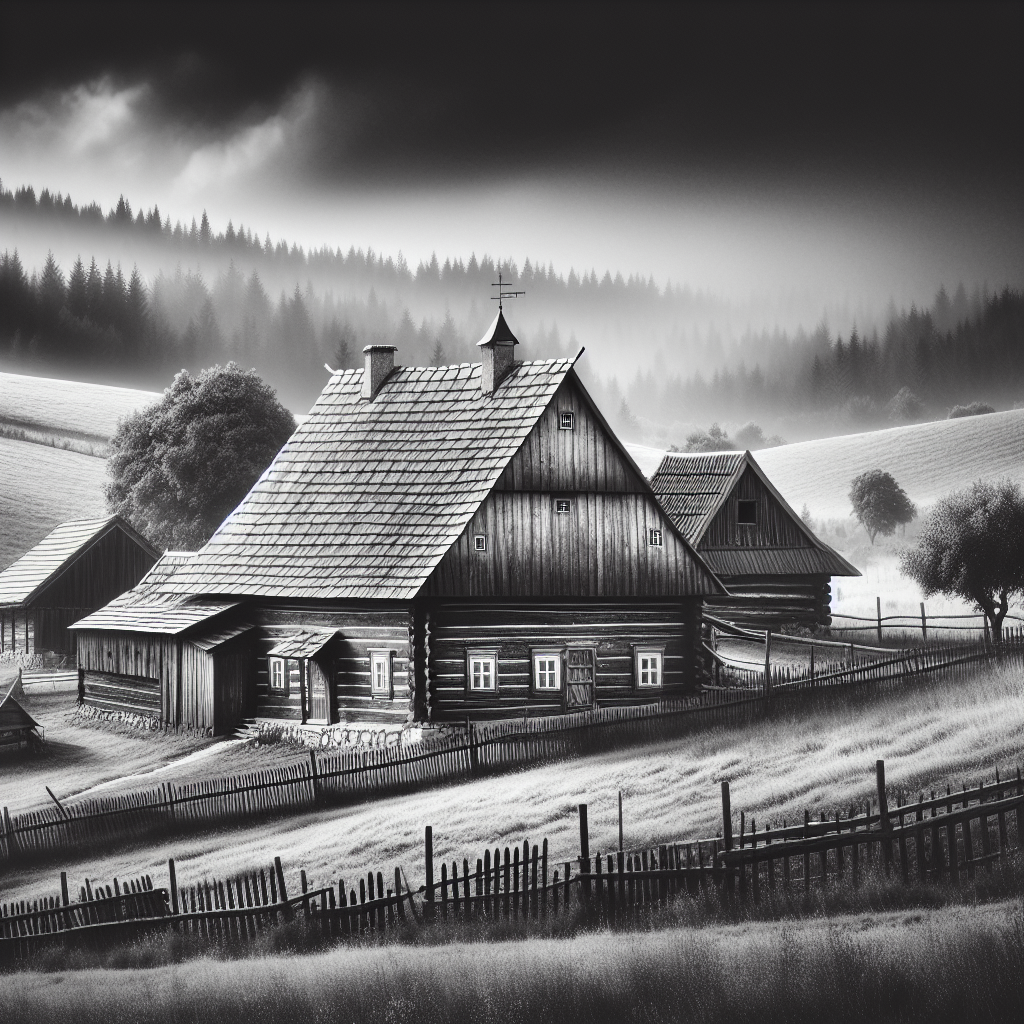 Skup siedlisk wiejskich - domy z działką siedliskową na wsi